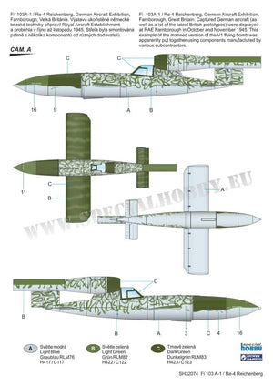 Special Hobby 32074 Fieseler Fi 103R / V-1 Reichenberg 1/32 – imagen 4