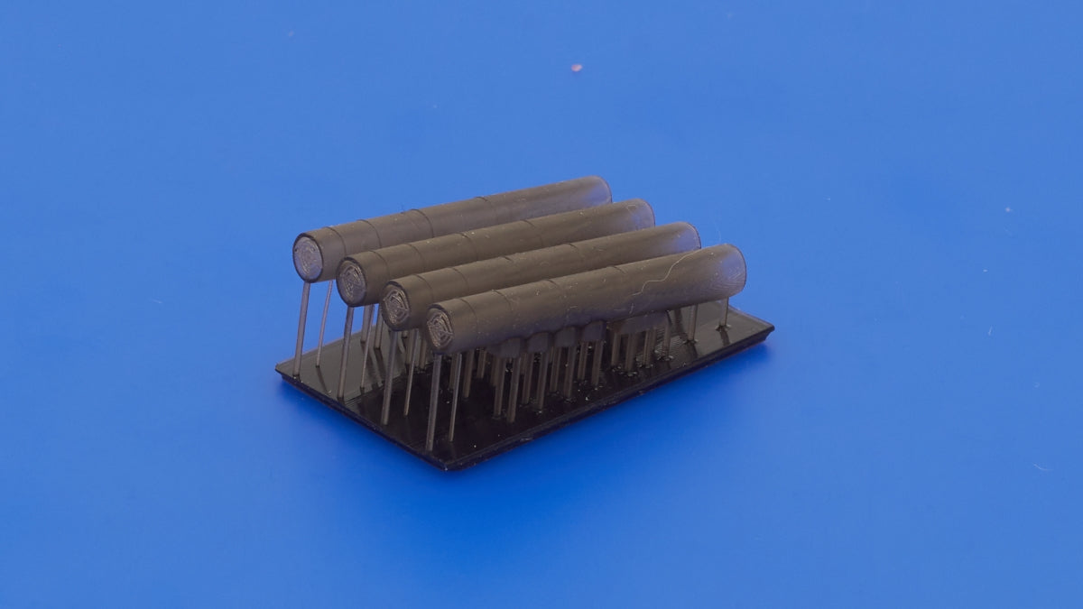 Omask 107210 He 219 exhausts (Dragon) 3D print 1/72 – immagine 3