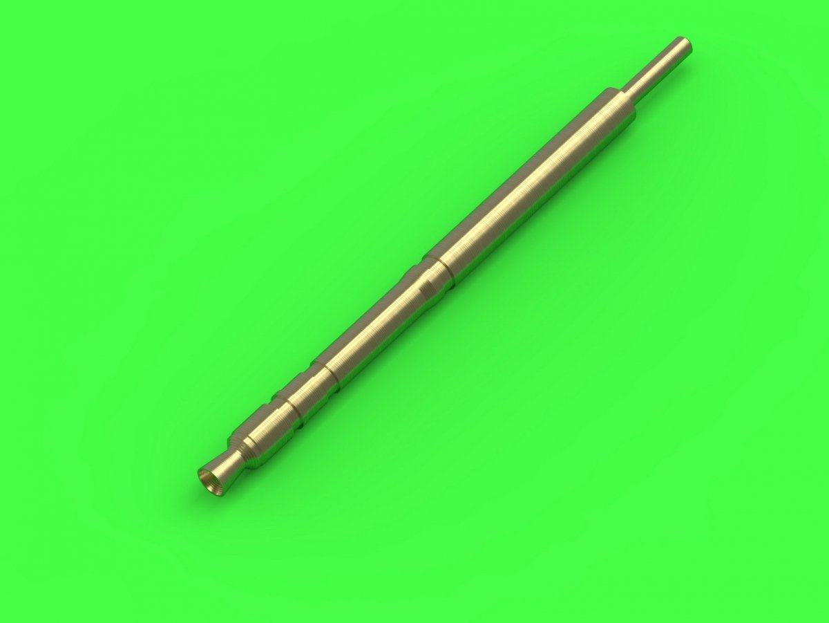 Master GM-72-025 MG-34 &amp;quot;Panzerlauf&amp;quot; (7.92mm) - German machine gun barrels - armored cooling jacket - used on late tanks (4pcs) 1/72 – imagen 5