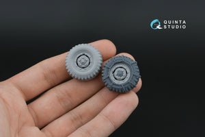 Quinta Studio QT35012 Dodge WC Family tire set with chains (Zvezda) 1/35 – image 5