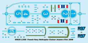 Trumpeter 05635 French Navy Helicopter Cruiser Jeanne dArc 2008 1/350 – immagine 6