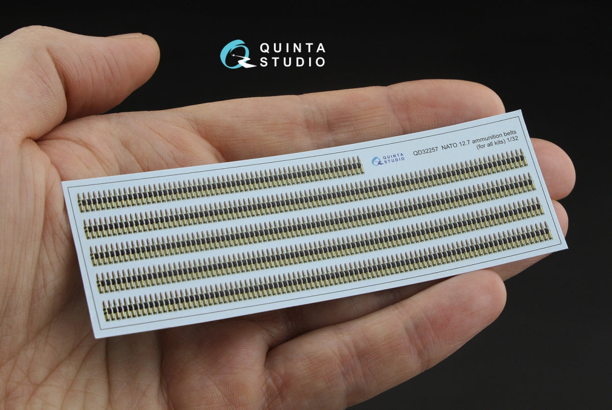 Quinta Studio QD32257 NATO 12.7 ammunition belts (All kits) 1/32 – image 6