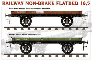 MiniArt 39004 RAILWAY NON-BRAKE FLATBED 16,5 t 1/35 – imagen 8
