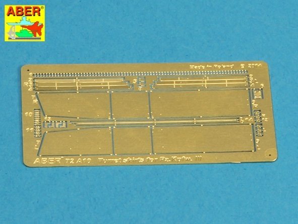 Aber 72A10 Turret skirts for PzKpfw III 1/72