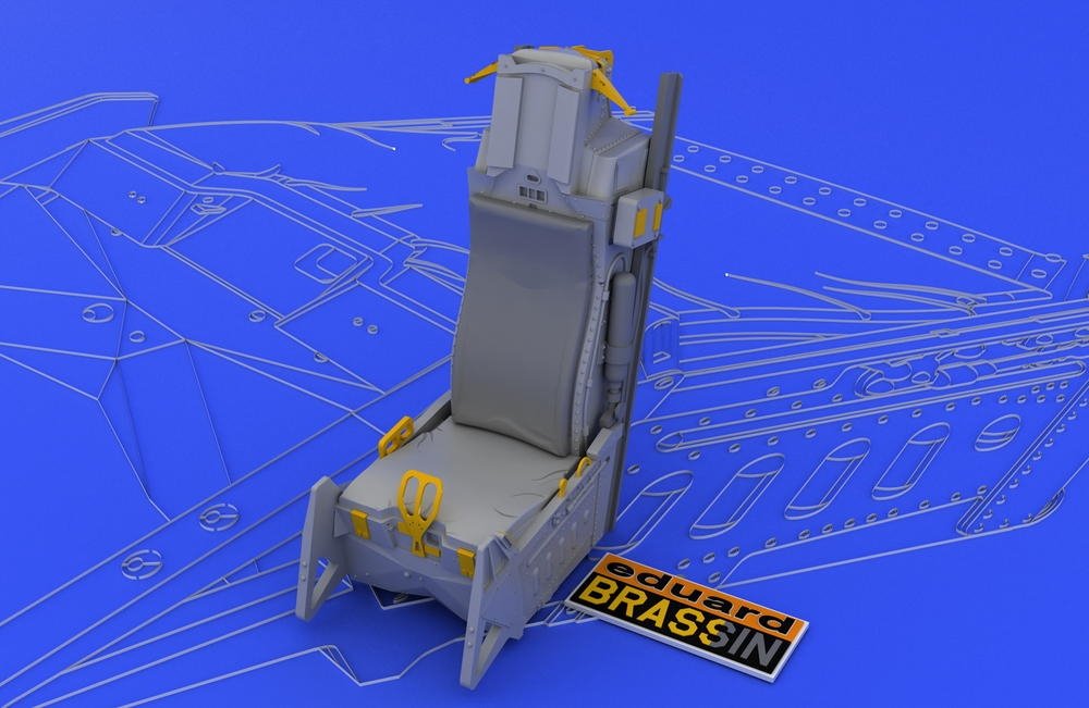 Eduard 648008 F-16 late seat 1/48 (Tamiya) – imagen 2