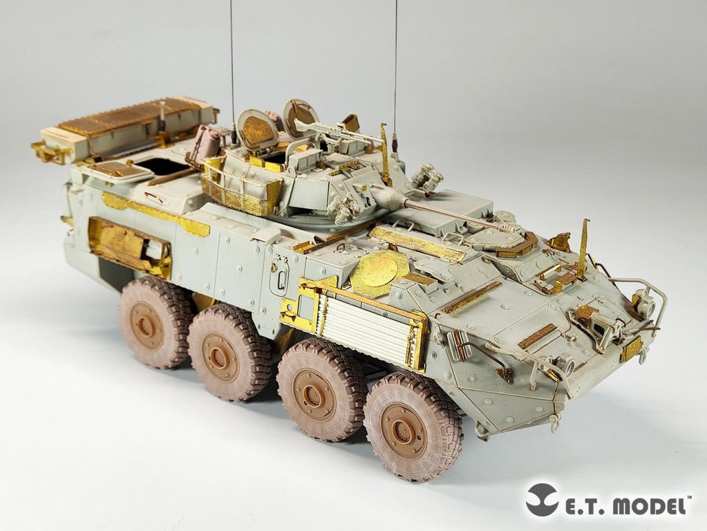 E.T. Model P35-155 U.S.Army Stryker Armored Vehicle Sagged Wheels For TRUMPETER Kit 1/35 – immagine 7
