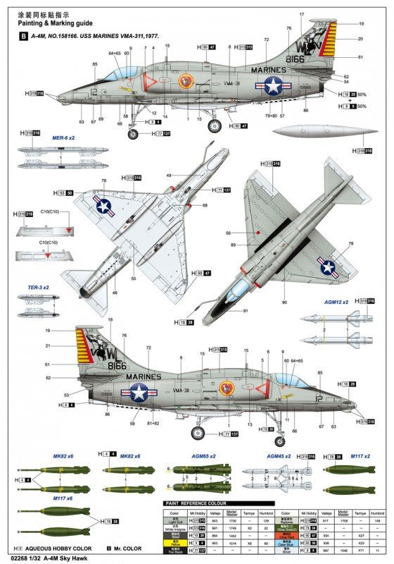 Trumpeter 02268 A-4M Skyhawk 1/32 – Bild 2