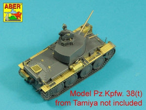 Aber 48041 Pz.Kpfw..38 (t) Ausf. E/F/G Niemiecki czołg Pz.38 (t) cz.2-błotniki / German tank Pz.Kpfw. 38 (t) Ausf.. E/F/G Vol.2-Fenders 1/48 – imagen 14