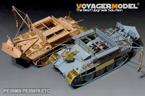 Voyager Model PE35979 WWII German Bergepanther Ausf.A (Early type,Panther A tool holders) Basic For TAKOM 2101 1/35 – imagen 18