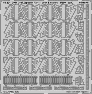 Eduard 53204 DKM Graf Zeppelin pt.1 deck &amp;amp; jeraby TRUMPETER 1/350 – Bild 2