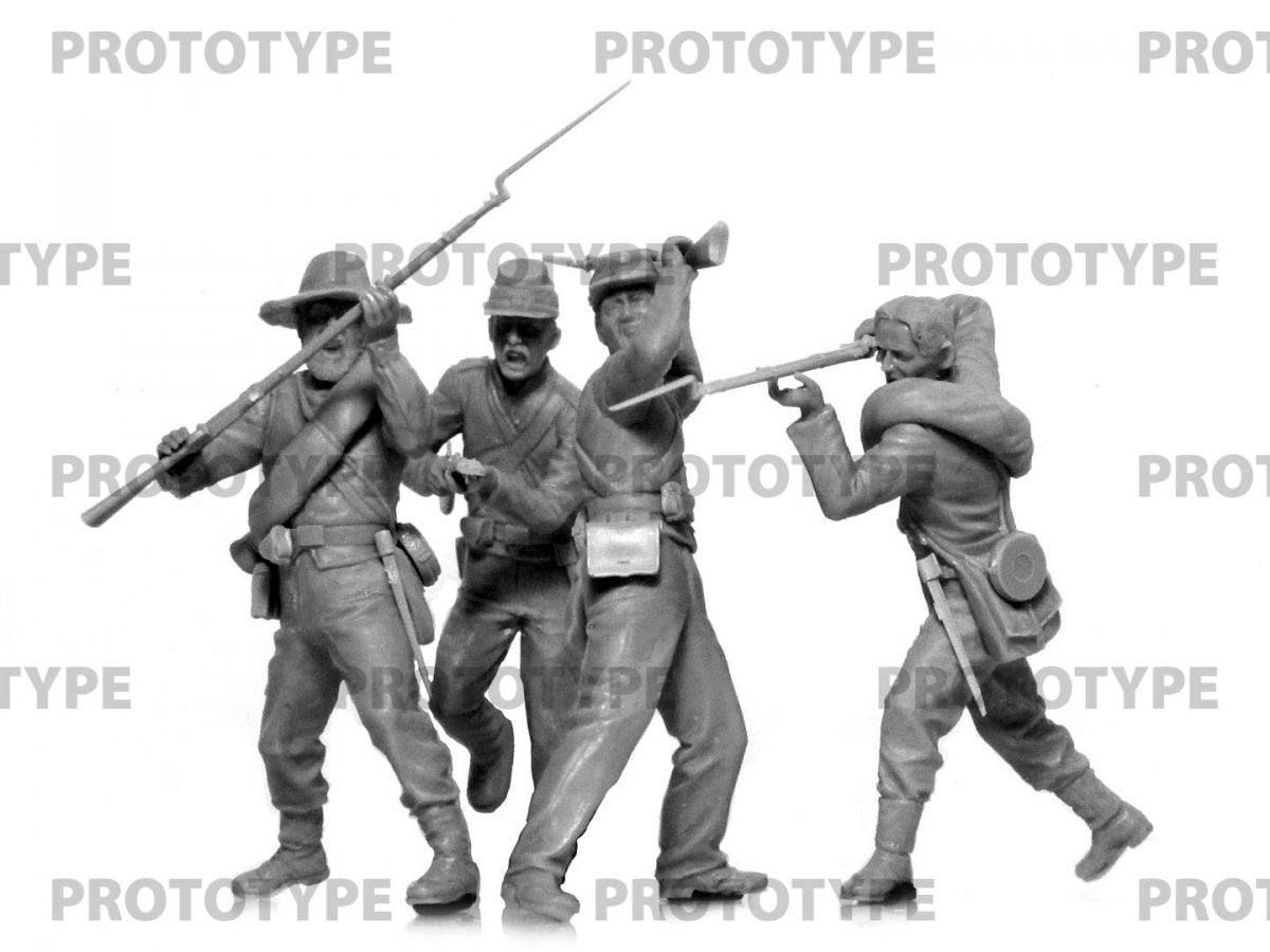 ICM 35024 American Civil War Confederate Infantry 1/35 – imagen 2