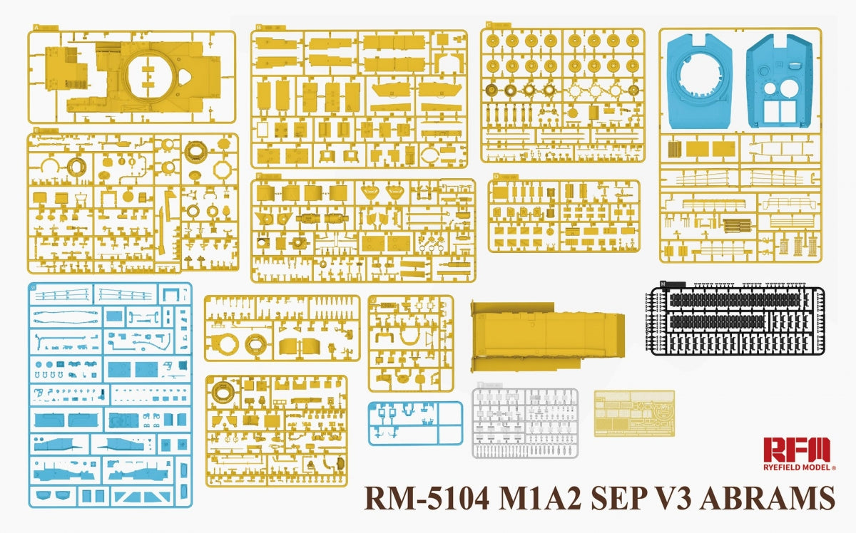 Rye Field Model 5104 M1A2 SEP V3 Abrams 1/35 – zdjęcie 3