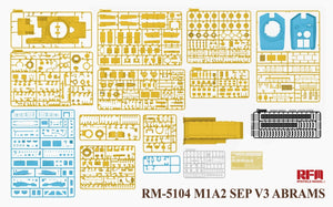 Rye Field Model 5104 M1A2 SEP V3 Abrams 1/35 – zdjęcie 3