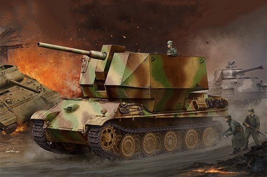 Trumpeter 09531 Flakpanther avec canon Flak 36/37 de 8,8 cm 1/35 