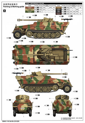 Trumpeter 00943 Sd.Kfz 251/22D 1/16 – Bild 3