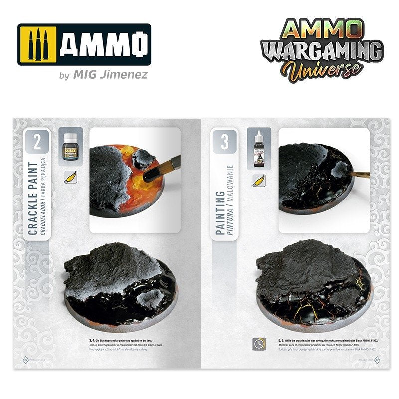 AMMO of Mig Jimenez 7923 AMMO WARGAMING UNIVERSE 04 - Volcanic Soils – zdjęcie 9
