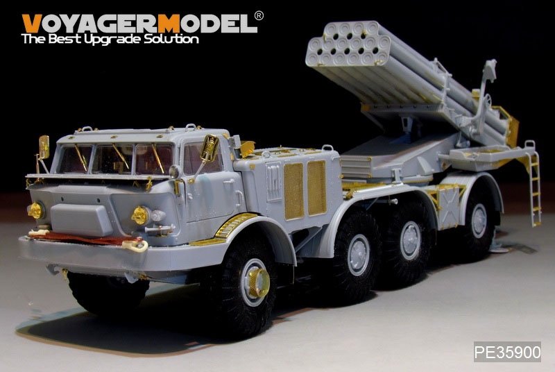 Voyager Model PE35900 Modern Russian 9P140 TEL of 9K57 Uragan(BM-27) MLRS Basic For TRUMPETER 1/35 – imagen 5