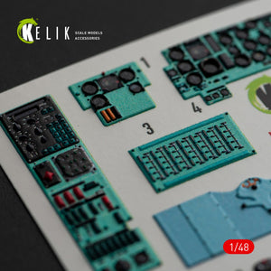 KELIK K48073 Ka-27 Helix interior 3D decals for HobbyBoss kit 1/48 – immagine 8