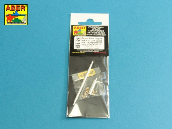 Aber 48L-22 Lufa Pak 43/3 L/71 8,8cm do Jagdpanter 1/48 – imagen 3
