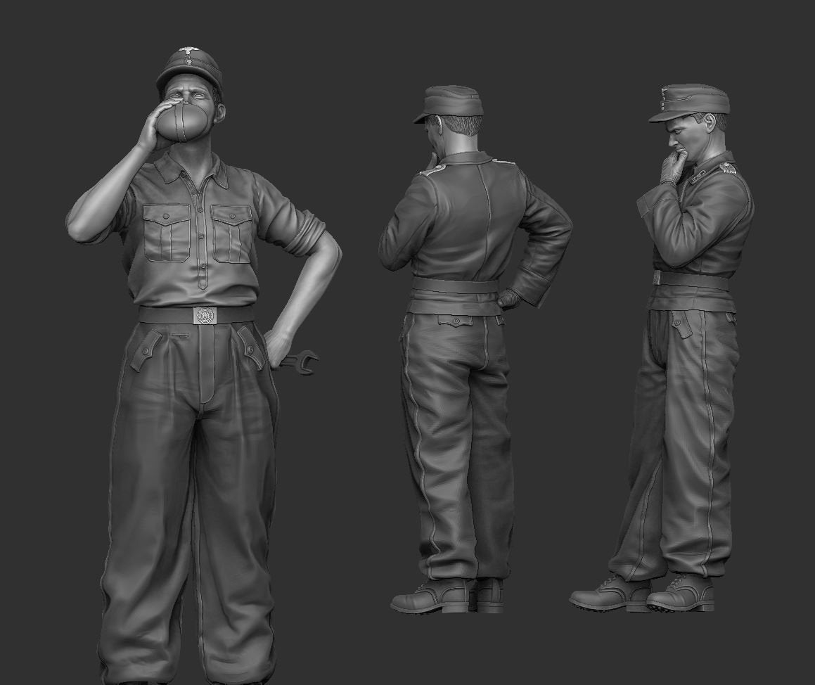 Panzer Art FI35-136 Kit de mécanicien de char allemand 1/35