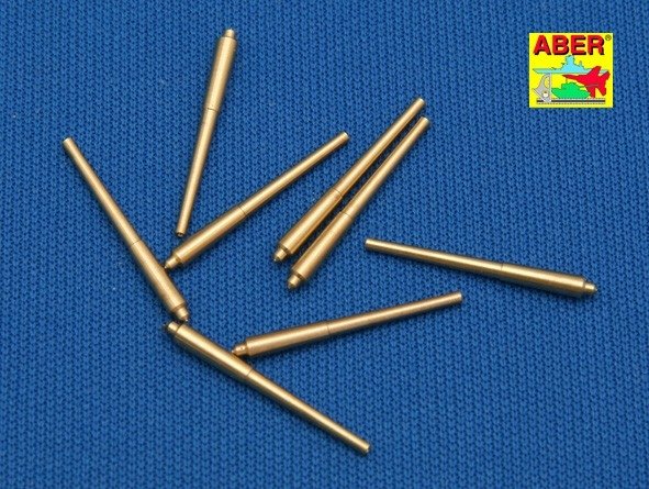 Aber 1/700L-08 Ensemble de 8 canons de 381 mm de long pour tourelles sans protection anti-explosion, navires Hood 1/700