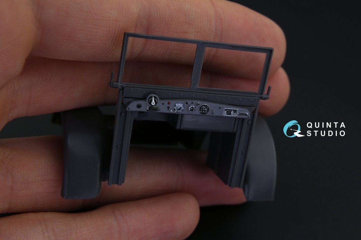 Intérieur imprimé en 3D et coloré sur papier décalcomanie Quinta Studio QD35025 Krupp Protze (pour maquette Tamiya) 1/35 – image 7
