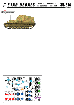 Star Decals 35-874 German Tanks in Hungary 1945 2 1/35 – imagen 2