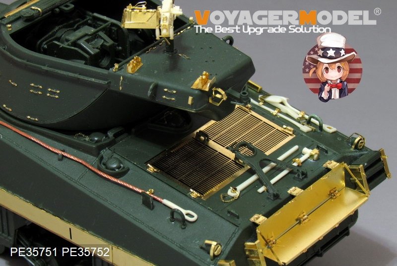 Voyager Model PE35751 WWII U.S.Army M36B1 GMC Tank Destory Basic (For ACADMY 13279) 1/35 – imagen 3