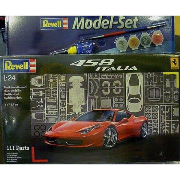 Revell - 67141 - Ferrari 458 Italia - Coffret modèle (1/24)