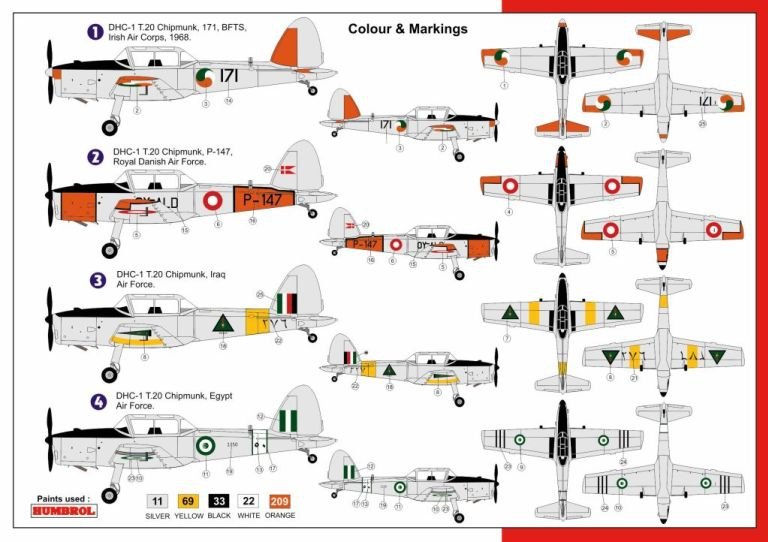 AZmodel AZ7557 DHC-1 Chipmunk T.20 1/72 – imagen 2
