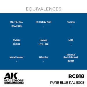 AK Interactive RC818 Pure Blue RAL 5005 17 ml – imagen 3