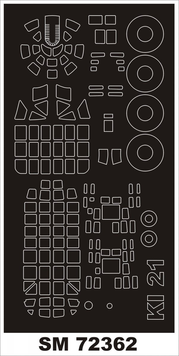 Montex SM72362 Ki-21 SALLY for ICM 1/72