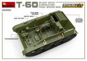 MiniArt 35260 T-60 PLANT N.37, SVERDLOVSK PROD. SPRING 1942. INTERIOR KIT 1/35 – Bild 12