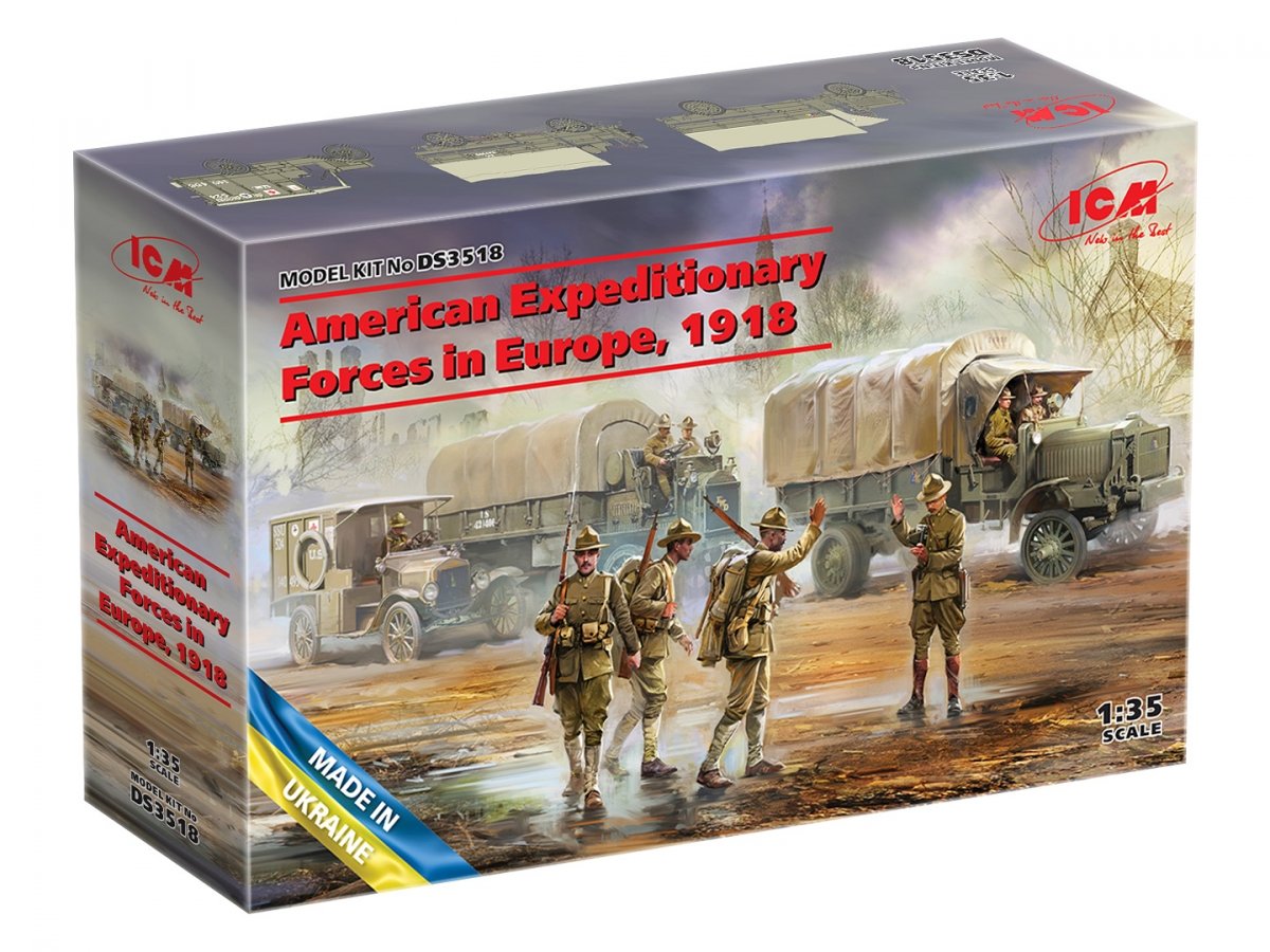 ICM DS3518 American Expeditionary Forces in Europe, 1918 1/35 – zdjęcie 2
