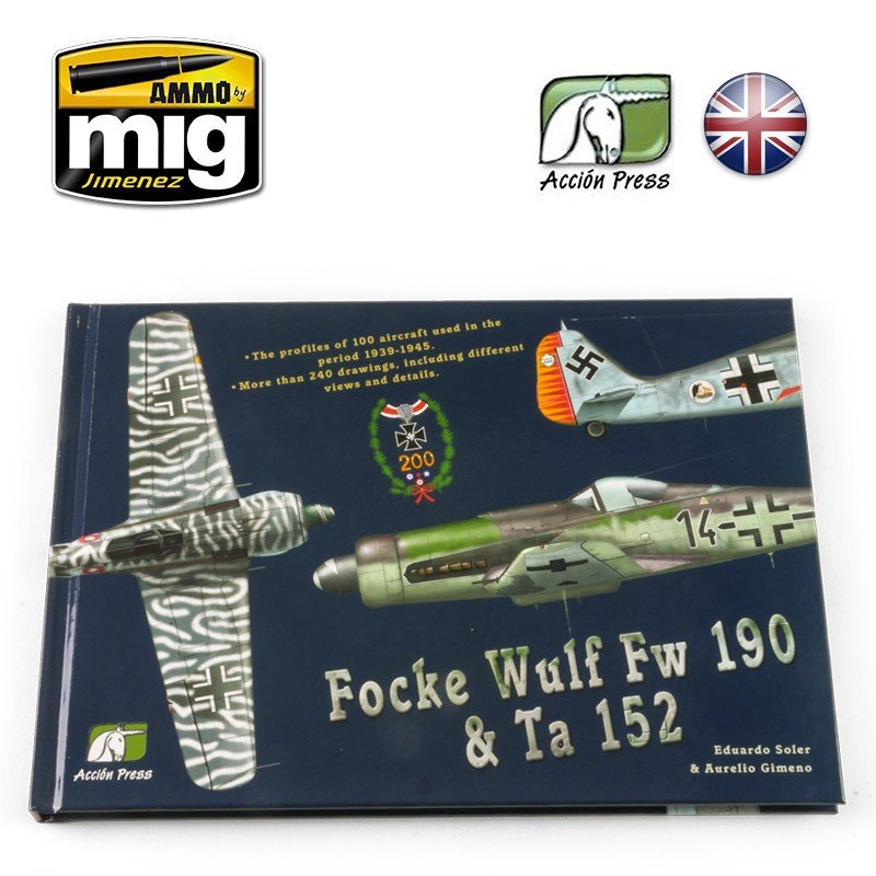 AMMO of Mig Jimenez EURO0020 FOCKE WULF FW 190 & TA 152 (English)