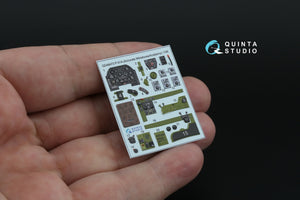 Quinta Studio QD48473 P-51A 3D-Printed coloured Interior on decal paper (Accurate Miniatures/Academy) 1/48 – zdjęcie 4
