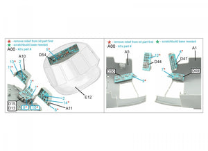 Quinta Studio QDS-48380 Mi-8MT 3D-Printed &amp;amp; coloured Interior on decal paper (AMK) (Small version) 1/48 – imagen 2
