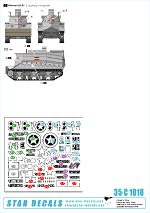 Star Decals 35-C1018 Shermans spéciaux britanniques 1/35 – image 2