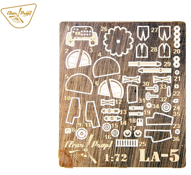 Clear Prop! CP72014 La-5 early version ADVANCED KIT 1/72 – immagine 3