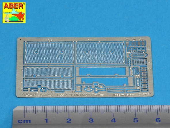 Aber 35G29 Grilles for Russian Tank T-55A also for T-55 ENIGMA 1/35 – imagen 2