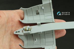 Quinta Studio QD32226 Boeing B-17G Navigator, bombardier, waist and tail gunners compartments. 3D-Printed coloured Interior (HK models) 1/32 – Bild 6