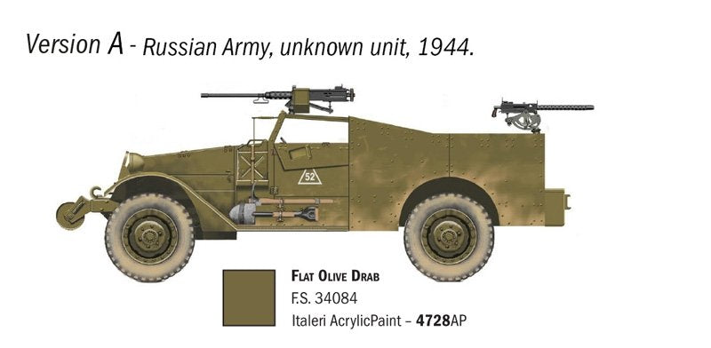 Italeri 7063 M3A1 Scout Car 1/72 – imagen 4