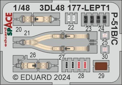 Eduard 3DL48177 P-51B/ C SPACE EDUARD 1/48 – imagen 4