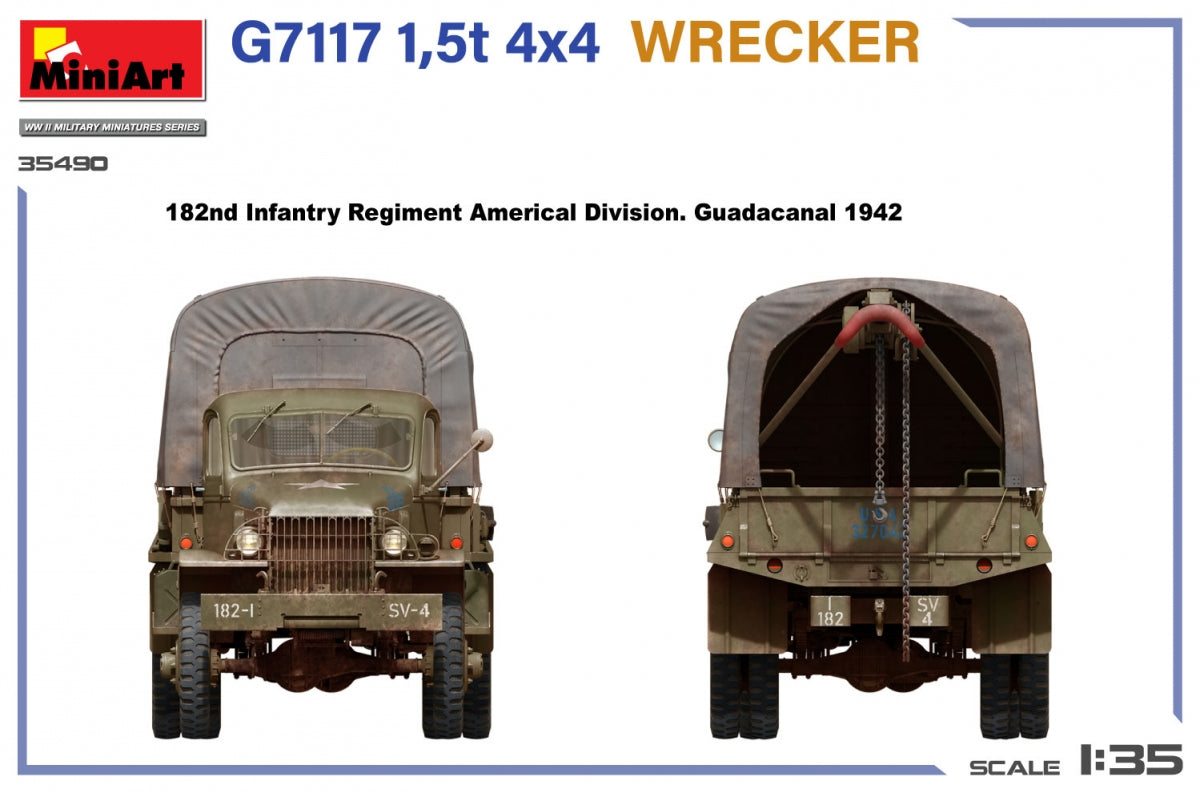 MiniArt 35490 G7117 1,5t 4x4 Wrecker 1/35 – imagen 10