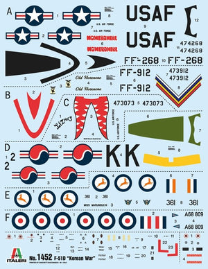 Italeri 1452 North American F-51D Mustang Guerre de Corée 1/72 – image 3