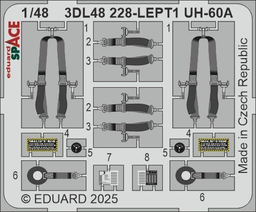 Eduard 3DL48228 UH-60A SPACE ICM 1/48 – imagen 3