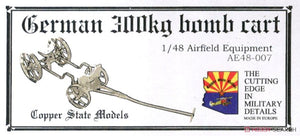 Copper State Models AE48-007 German 300kg Bomb Cart 1/48