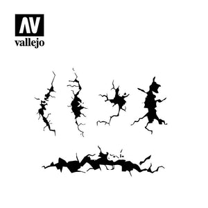 Vallejo ST-TX001 Cracked Wall 1/35 – immagine 2