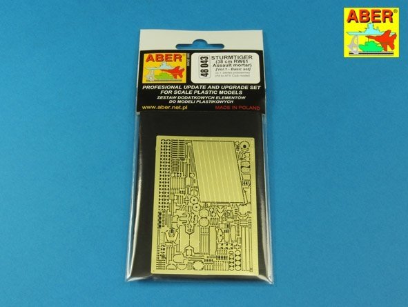 Aber 48043 STURMTIGER (38 cm RW61 Assault mortar) Vol.1 AFV 1/48 – imagen 7