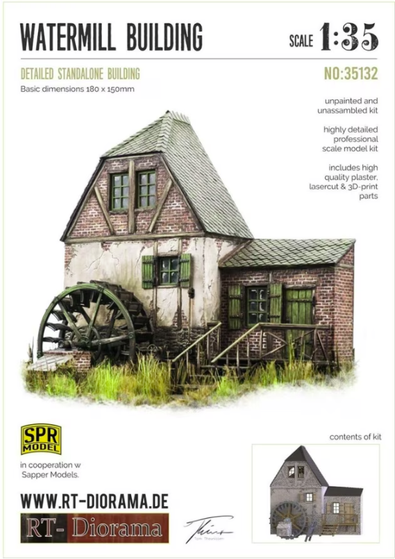 RT-Diorama 35132 Watermill Building 1/35 – Bild 2